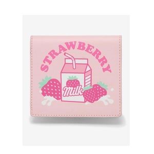 Pink strawberry milk ID case.NWT